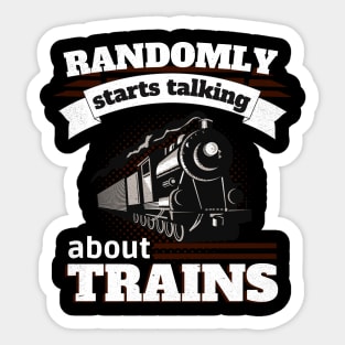 Railway Steam Engine Driver Railwaymen Sticker